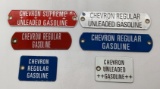 Six Chevron Porcelain ID Tags