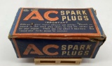 Early AC Delco Spark Plugs Case w/ 8 plug boxes