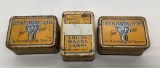 Three Early Edison Mazda Auto Headlamp Bulb Tins