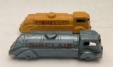 1950's Sinclair and Shell Tootsie Toy Tankers