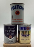 Three Union 76 Oil Can Coin Banks