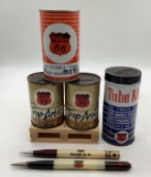 Phillips 66 Coin Banks, Mechanical Pencil and Tire Patch Kit