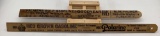 1920's Model T Fuel Tank Red Crown and Goodrich/Goodyear Measuring Sticks