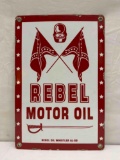 Rebel Oil Porcelain Sign