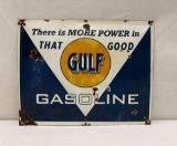 Gulf Porcelain Sign