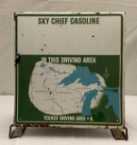 Texaco Sky Chief Gas Pump Topper w/ Original Mounting Brackets