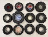 (12) Misc. Off-Road Tire Ashtrays