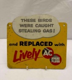 AC Delco Spark Plugs Bird Cage Sign