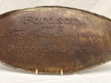 1910's Fordson Tractor and Ford Auto Sign
