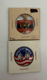 Humphrey/Muskie and Humphrey/Johnson Campaign Buttons