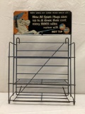 AC Spark Plugs Display Rack w/ Sign Featuring Sparky