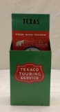 1940's Texaco Touring Service Map Holder w/ 4 Maps
