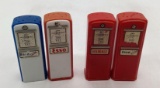 Esso and Humble Gas Pump Salt and Pepper Shakers NY and Corpus Christi