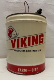 Viking 5 Gallon Oil Can w/ Graphics