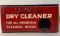 Skellysolve Dry Cleaner Tin Sign NOS
