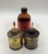 Two Skelly Handy Oilers & Spotine 1/2 Pint Jar