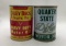 Riley Brothers and Quaker State Deluxe Quart Oil Cans