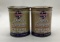 Two One Pound Skelly Grease Cans