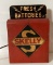 Skelly Fresh Batteries lighted Sign