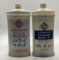 Two Skelly Outboard Plastic Quart Cans