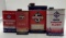 Two Skelly Radiator Tins, Polishing Cloth and Quart Can