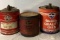 3 Skelly Five Gallon Cans