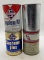 Four Skelly Quart Oil Cans