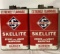 Two Skellite One Gallon Cans