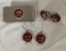 Skelly Regular Earrings, Cuff Links and Money Clip