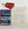Skelly Check List Book, Letterhead and Anti-Freeze Inventory Tags