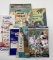 Six Vintage Road Maps and Two Atlas