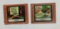 Two 1920's Skellly Lantern Slides w/ Touring Car and Gas Pump