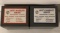 Two Skelly Oil Change Reminder Card File Boxes