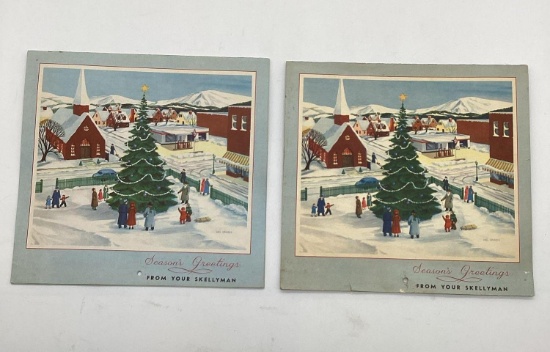 Two 1951 Skelly Calendars Napoleon and Joliet Missouri