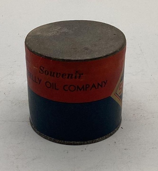 Rare 1932 Skelly Souvenir Shaker Tin