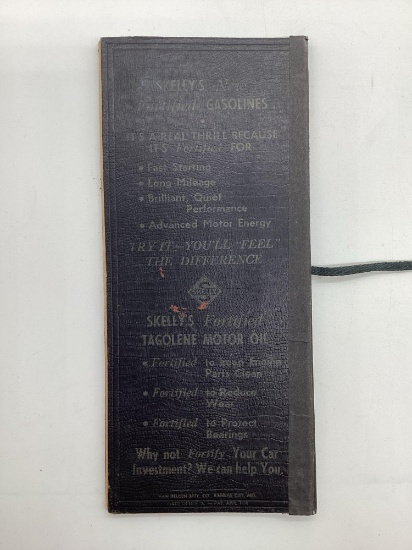 Early Skelly Tagolene Documents Suit Coat Folder