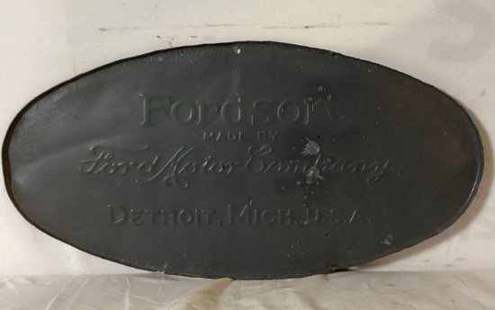 Fordson and Ford Motor Car Metal Sign