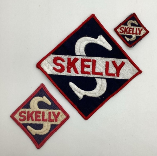 Large, Medium and Small Skelly Hat and Uniform Patches