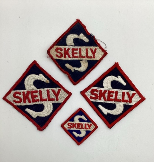 Three Skelly Shirt and Hat Patches