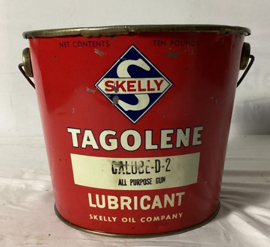 Early Skelly Tagolene 10lb Grease Pail