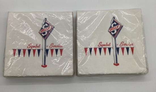 Two NOS Packages of Mid-Century Skelly Cocktail Napkins