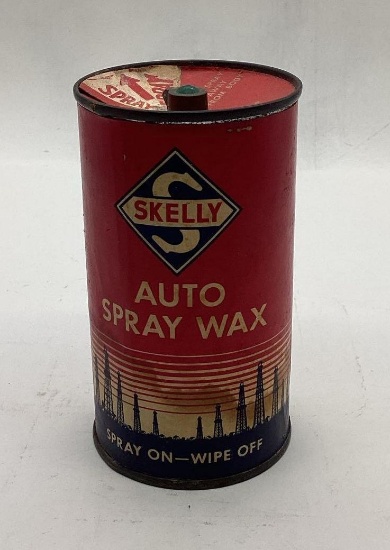 Skelly Spray Auto Wax Tin