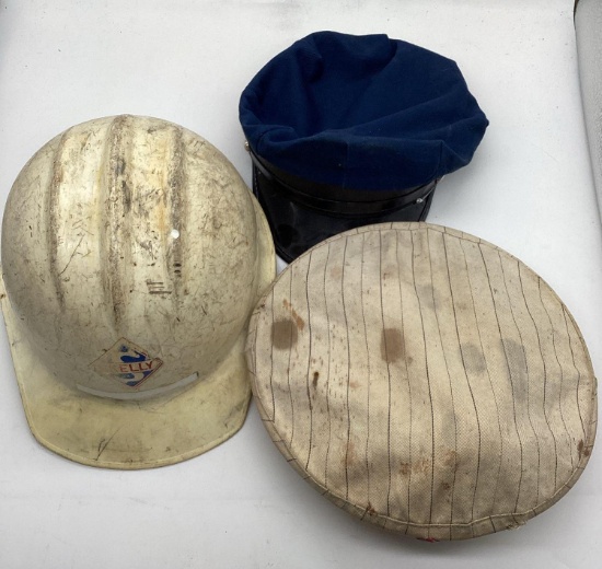 Skelly Hard Hat and Two Filling Station Caps