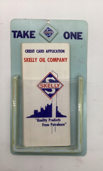 Skelly Credit Card Application Holder w/ Contents