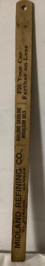 Midland Refining Model T Tank Measuring Stick Eldorado, KS