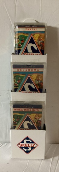 Metal Map Holder w/ 5 Skelly Maps