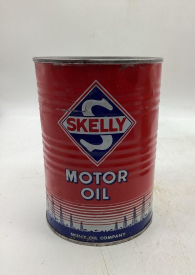 Skelly Motor Oil Quart Can