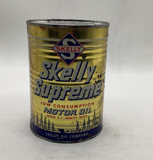 Skelly Supreme Ribbed Quart Can