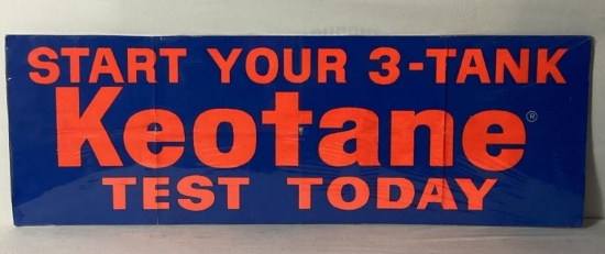 "Start Your 3 Tank Keotane Test Today" Poster