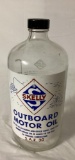 Skelly Outboard Quart Oil Jar w/ Lid